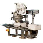 Label machine for industrial packaging